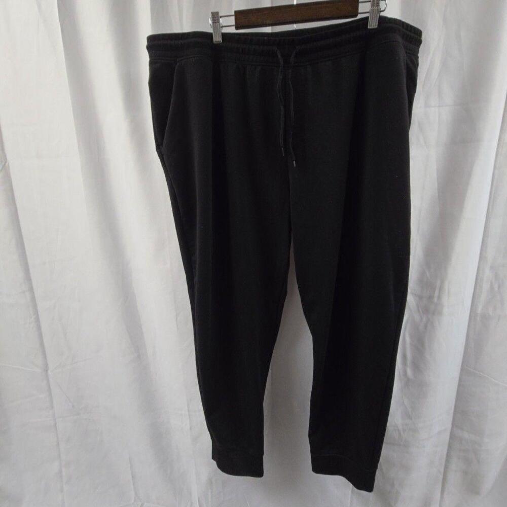 Athletic Works Pants Mens 3XL Black DriWorks Sweatpants Jogger Elastic Waist